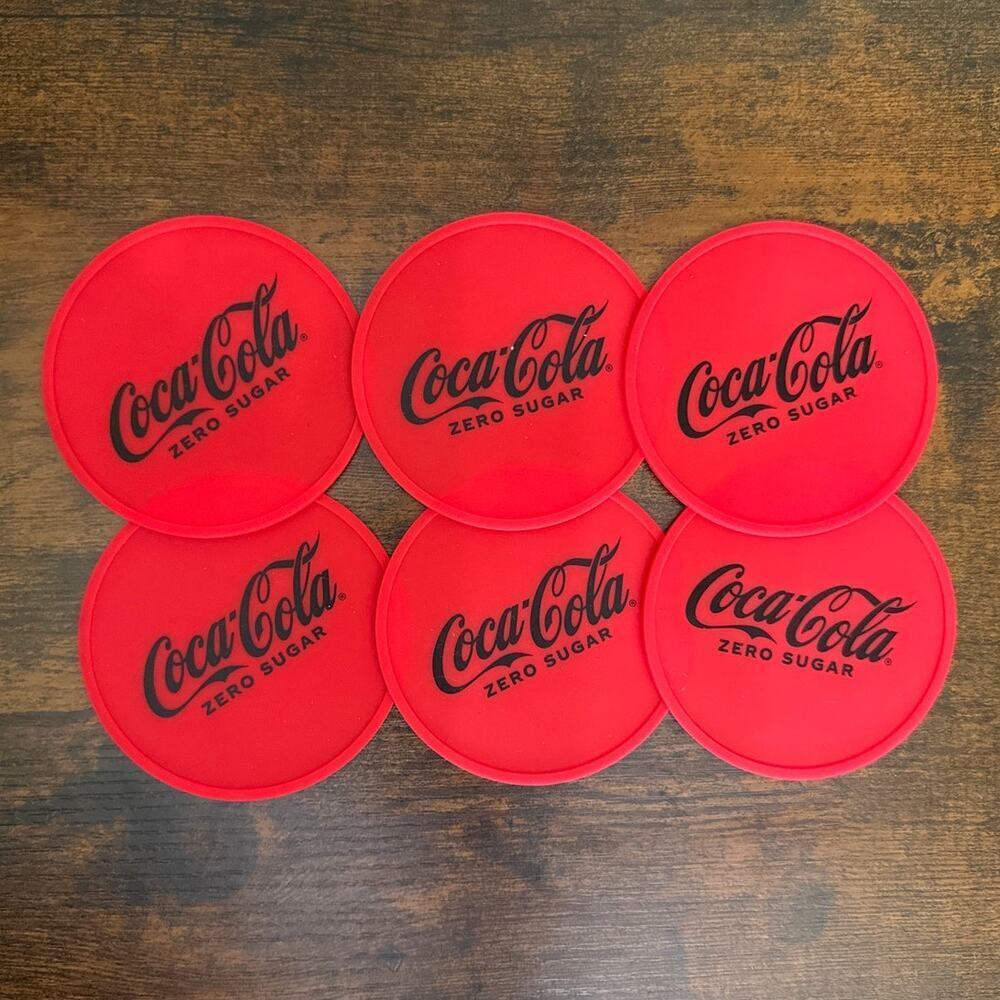 Set of 6 Coke Zero Coasters